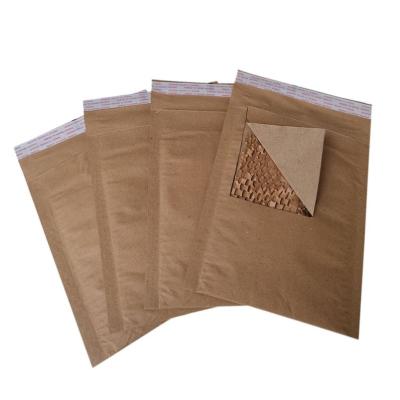 China Recycled Mailer Paper Honeycomb Wrap Materials Honeycomb Cushion Messenger Wrapping for sale