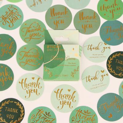 China Waterproof Custom Printing Logo Stickers Self Adhesive Round Label 500 Pcs Thank You Stickers Roll To Support My Small Business for sale