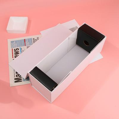 China Custom Logo Foldable Closure Materials Printing Recycled Paper Magnet Rigid Paper Magnetic Boxes For Wine Bottle for sale