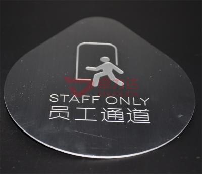 China Metal stainless steel company logo for sale