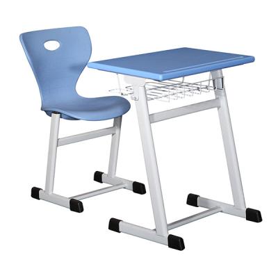 China Sustainable& simple desk and comfortable school chair of school furniture for sale