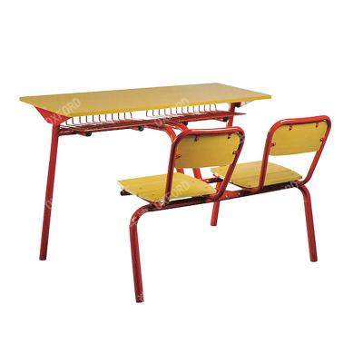 China School furniture student desk and chair convenient combination NJ-104 for sale