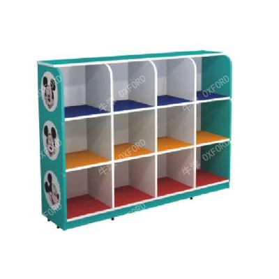 China Eco - Friendly Wardrobe Colorful Cabinet For Useful Kids Kindergarten Furniture for sale