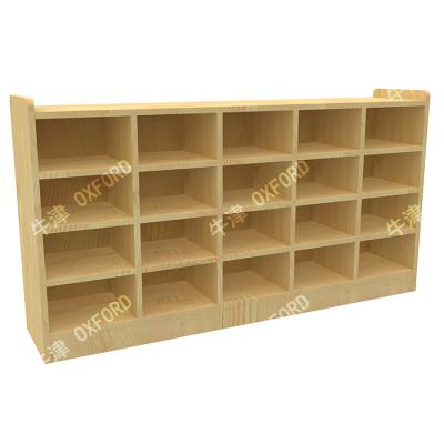 China Eco - Friendly Wardrobe Colorful Cabinet For Useful Kids Kindergarten Furniture for sale