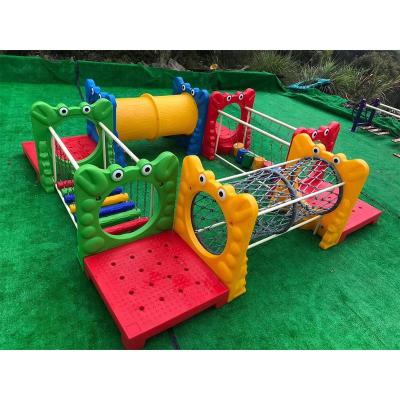 China Multifunctional Amusement Park Kindergarten Furniture Swing Bridge Combination Exciting Game for sale