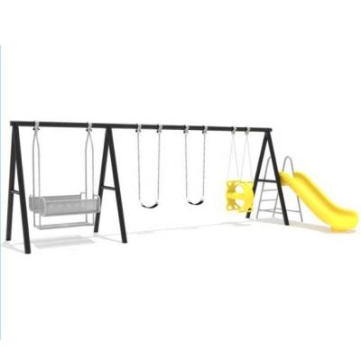 China High Quality Outdoor Amusement Park Playground Kids Swing And Slide for sale