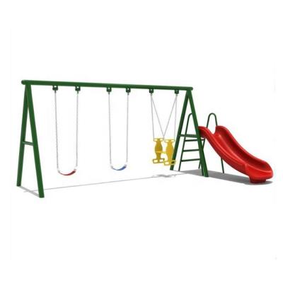 China High Quality Outdoor Amusement Park Playground Kids Swing And Slide for sale