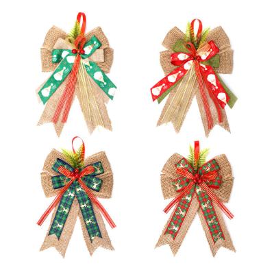 China Wholesale Cool Christmas Tree Ornaments Small Christmas Bow Gifts Christamas Decoration Christmas Canvas Arch for sale