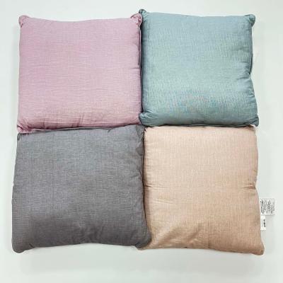 China Anti-Static Solid Square Plus Pipe Decoration By 100% Polyester Cushion for sale