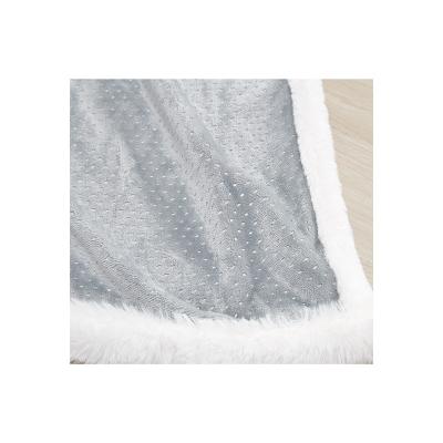 China Factory Directly Supplier Foil Printing Flannel Anti-Static Blanket for sale