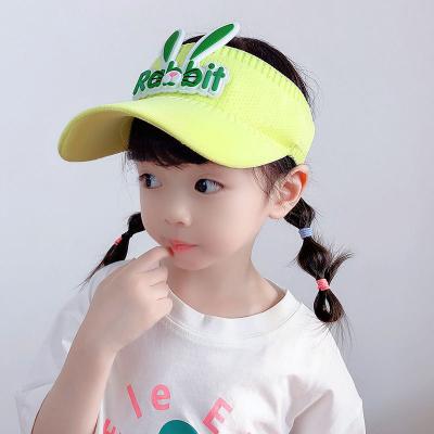 China Custom Summer Outdoor Sun Visor Lovely Cotton Hat Kids Sports Cap Sun Hats for sale