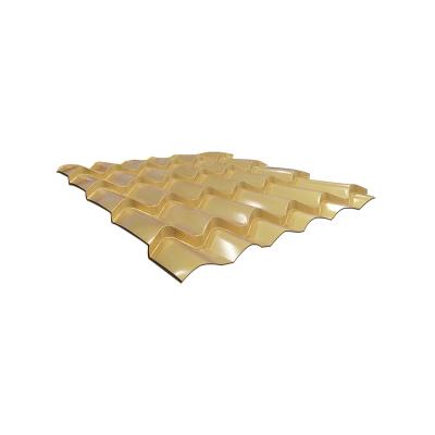 China Sheet Coated Sheet Metal Water Proofing PVC Sheeting Fully Automatic High Speed ​​Corrugated Shee Color Plate for sale