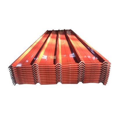 China Roofing Sheet Colored Steel Color Coated Corrugated Roofing Sheet for sale