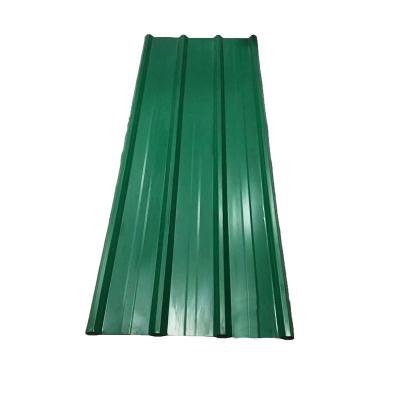 China Roof Sheet Bule Color Coated Galvalume Steel Corrugated Roofing Sheet for sale