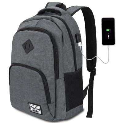 China With Logo Factory Wholesale Bag Laptop Custom Waterproof Anti Theft USB Smart School Backpack for sale