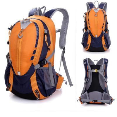 China Waterproof Nylon Outdoor Bag Camping Backpack Trekking Travel High Capacity Mountain Hiking Rucksack for sale