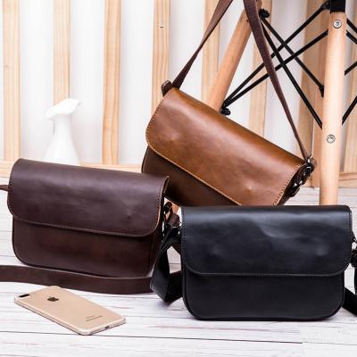 China High quality Japanese style chest bag new version small shoulder direct men's PU bag W1043 2020 bag factory for sale