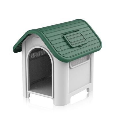 China Good-Quality Breathable Material Plastic Outdoor Dog Kennel Cages Portable Pet Houses Dog For Pet for sale