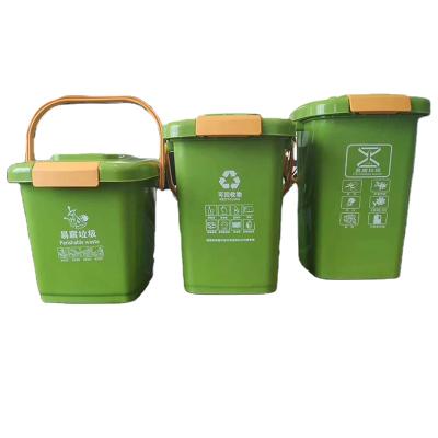 China 8L PP Tissue Bin With Lid Plastic Garbage Recycle Trash Bin Trash Bin for sale