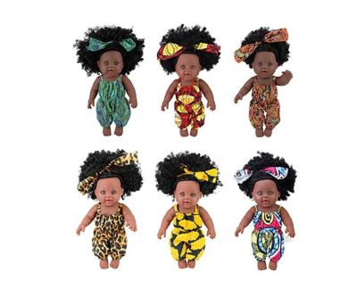 China 12 Inch Black Doll Fat Doll Dark Skin Tone Cartoon Toy Toy for sale