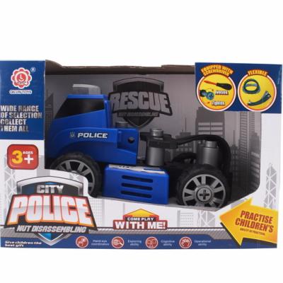 China Car toy city police teardown truck JD8029025 for sale