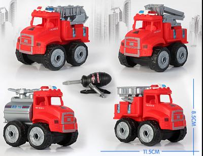 China YX1360023 Assembly Fire Truck City Truck DIY Police Car for sale