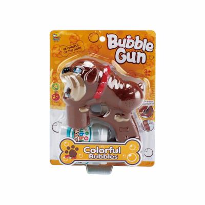 China Plastic Toy Dog Bubble Gun Dog Gun Bubble Gun for sale