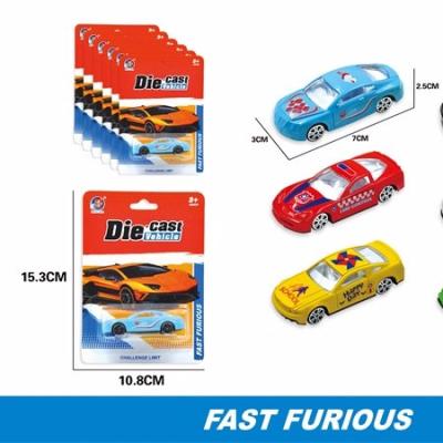 China Diecast Toy Die Cast Car 1pack Blister Card Racing Diecast Car 1pack for sale