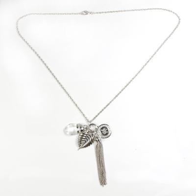 China Beautiful Various Shape Necklace Eco - Friendly High Quality Silver for sale