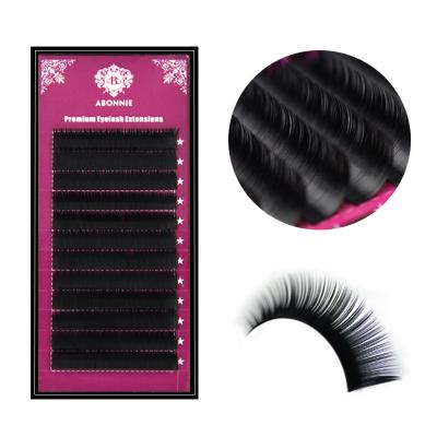 China Mink Fur All Size B/C/D/J Curl 1 Trays, Individual Natural Mink Eyelash Extension. False False Eyelashes Artificial for sale