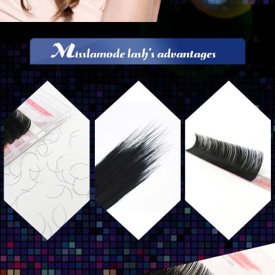 China Individual 16Rows Feather Eyelash Extension Provides Professional False Mink Eyelashes Extensions Lash Materials for sale