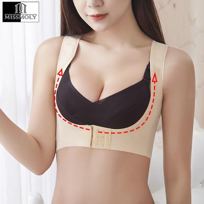 China Miss Moly Sleeveless Corrective Breathable Underwear Chest Lifter Body Shapewear Invisible Corrector Woman Lifting Tops Nylon Corset for sale