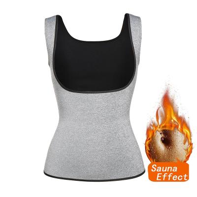 China Breathable Women Waist Trainer Slimming Sauna Vest Body Shaper For Weight Loss Shapewear Neoprene Shapers Slim Tank Tops Waist for sale