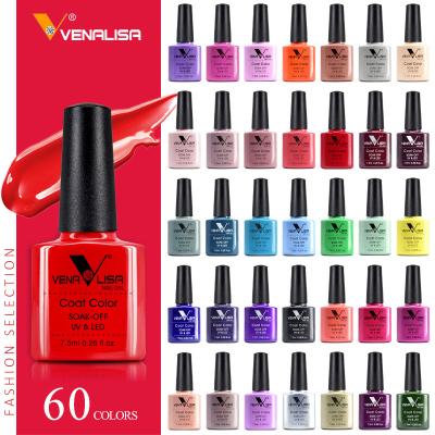 China Gel Polish 60 Colors Manicure Full Set Nail Art Salon UV Gel Skin Off Base Coat Long Wear Nail Paint 01 for sale