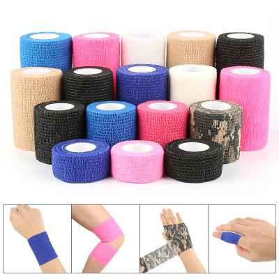 China BAILI New Waterproof Self Adhesive Cshesive Nonwoven MEDICAL Safety The New Wrap Elastic Sports Organization First Aid Gauze Tape for sale