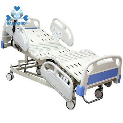 China (Size) ABS head panel adjustable hot selling manual two crank hospital bed for clinic and hospital for sale