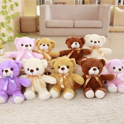 China Cute Doll 30CM Lovely Teddy Bear Plush Toys Stuffed Soft Animal With Clothes Kawaii Dolls For Kids Baby Children Valentine Gift for sale