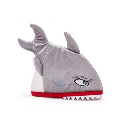 China Cute Doll Popular Fun Fishtail Movable Shark Hat for sale