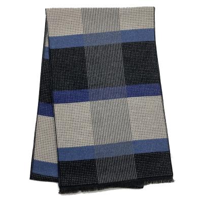 China Soft Woven Plaid Square Pashmina Scarf Reversible Scarf for sale