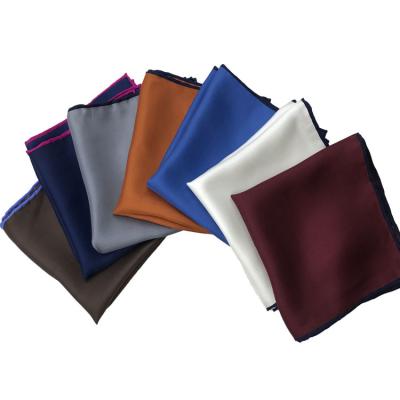 China New Type Soft Silk Pocket Square Bargain Price Mens Pocket Squares for sale