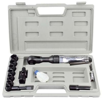 China Stainless Steel 1/2 Inch Pneumatic Ratchet Wrench Kit Air Ratchet Wrench Kit for sale