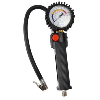 China Mechanical 0-16bar/0-220psi Dial Inflated Pumps Deflated Inflation Motorcycle Repair Tools Car Tire Air Pressure Inflator Gauge 54X39X33.5/30PCS for sale