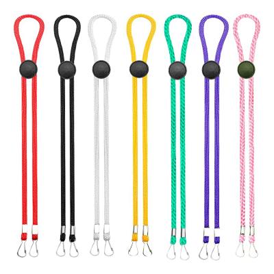 China Hot Sale Environmental Friendly Lanyard Holder Strap Anti-lost For Women Men Comfortable Around Neck Adjustable Lanyard With Clip Polyester Lanyard for sale