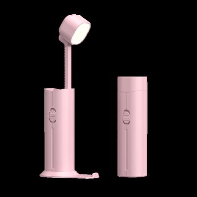 China With power bank Multifunctional Rechargeable table lamp with mobile power bank Folding LED Reading Light for sale