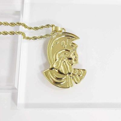 China Wholesale fashion shuiin 14k gold jewelry King Kamehameha Men's Hawaiian Necklace Pendant for sale