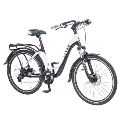 China 6061 Aluminum Alloy 6061 Fork Frame Disc Brake 26 Inch Mechanical 24 Speed ​​Popular Hydraulic City Bike Bicycle for sale