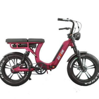 China Best Price 1000w Aluminum Alloy Electric Snow Bicycle Folding Ebike With Big LED Front Light for sale