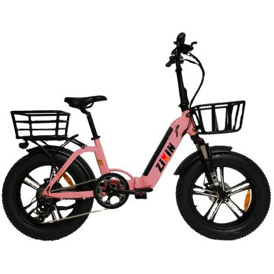 China Aluminum alloy F5 48V 500W rear motor cheap and high quality ebike city electric bicycle with basket for sale