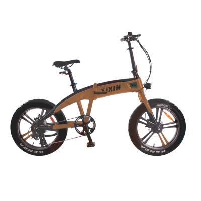 China Fat Tire Aluminum Alloy Foldable Frame Household Alternative Electric Bicycle for sale