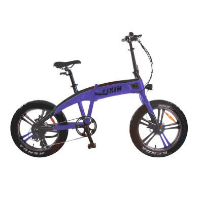 China X2 alloy fat tire aluminum alloy rear frame motor 20 inch hub electric bike foldable for sale